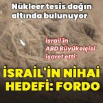 İsrailli diplomattan Fordo nükleer tesisi vurgusu